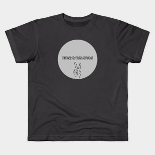 Procrastination, silver Kids T-Shirt